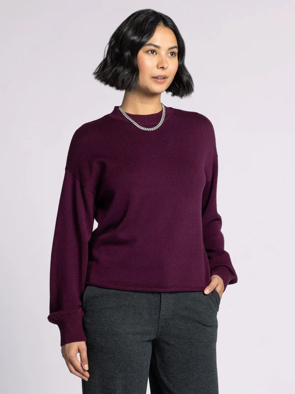 Fatima Sweater Deep Cherrywood