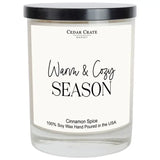 Cedar Crate Fall Candle - 10 OZ