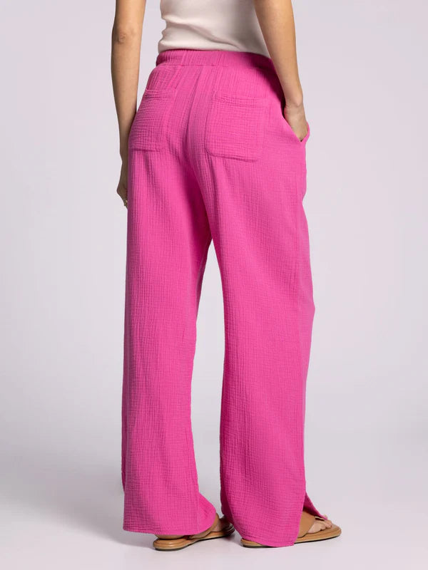 Verna Drawstring Pants Soft Fuchsia