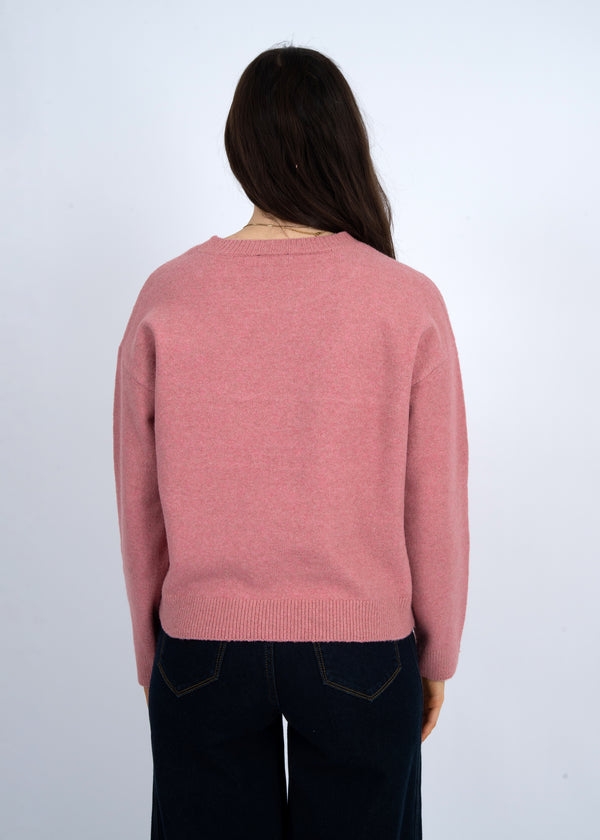 Hera Crewneck Sweater Rose
