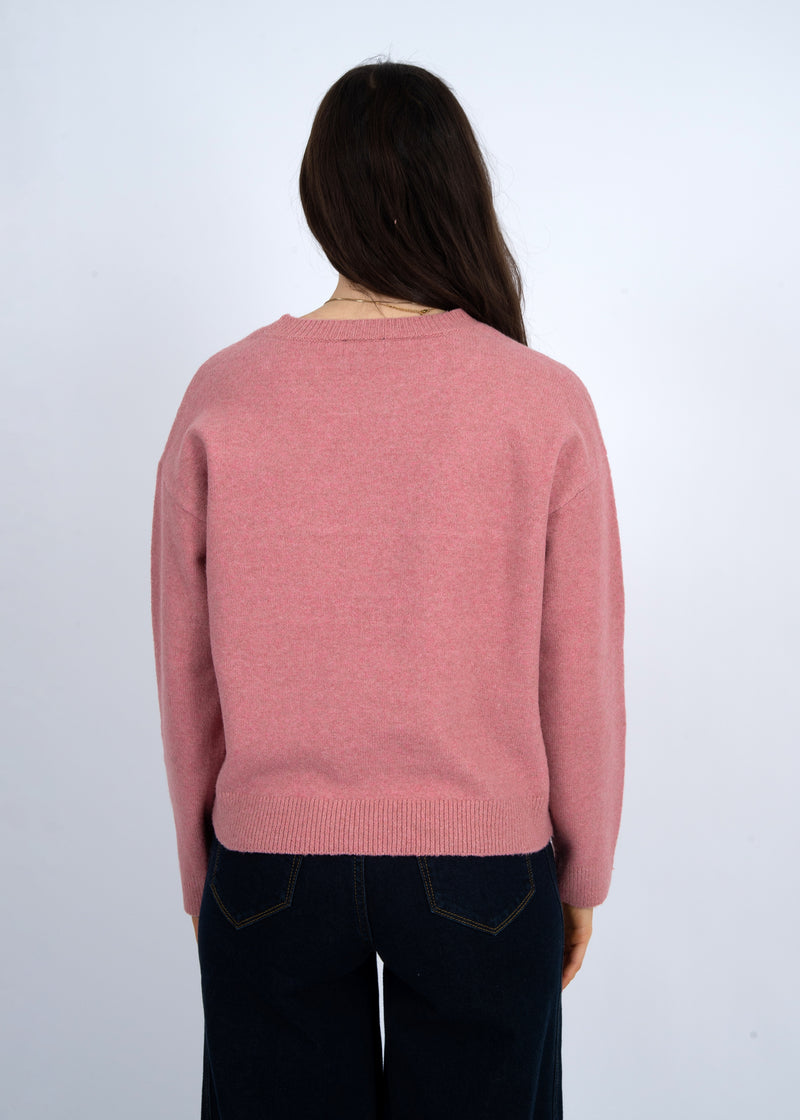 Hera Crewneck Sweater Rose