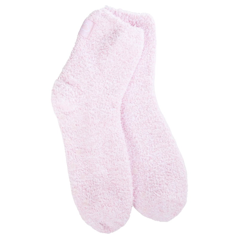 Cozy Quarter Gripper Socks Orchid Pink