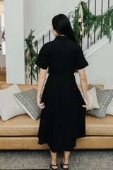 The Winston Midi Dress Black