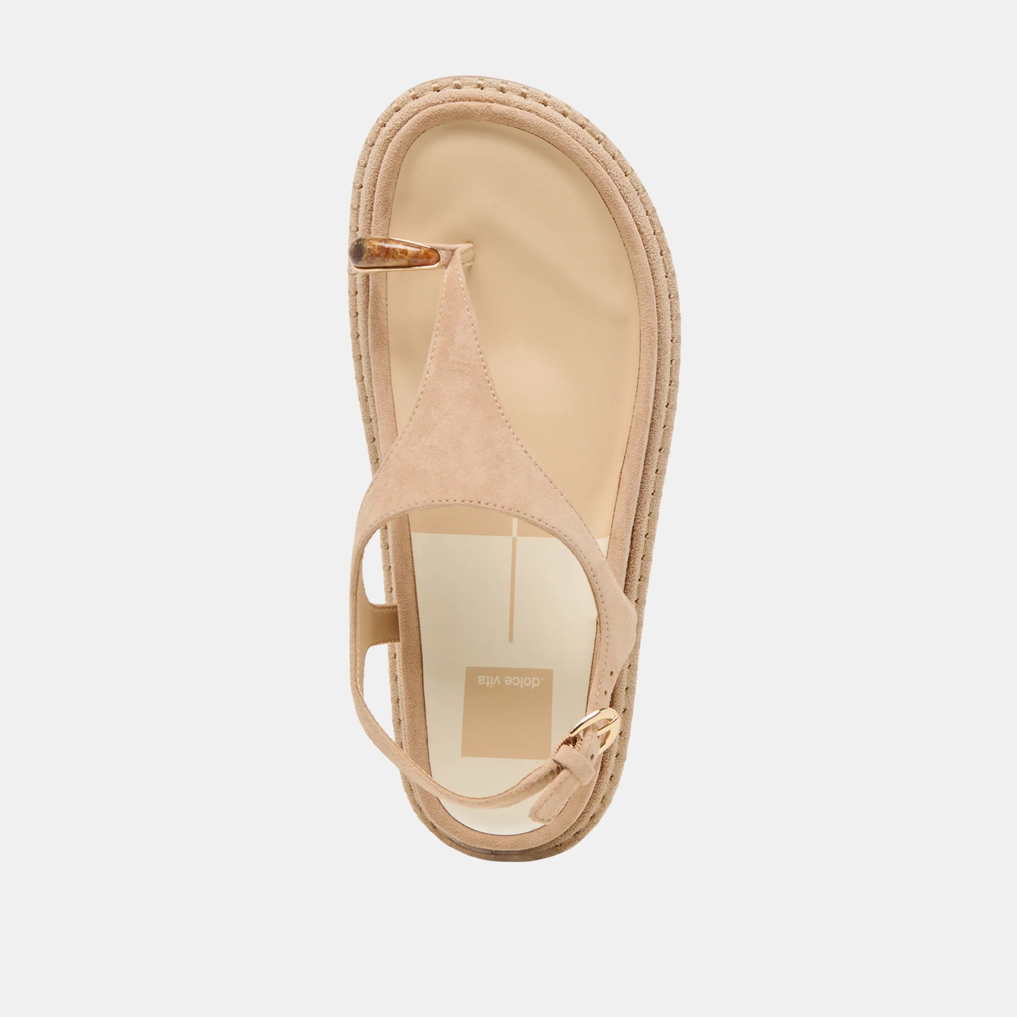 Stefan Gemstone Sandals Bamboo Suede