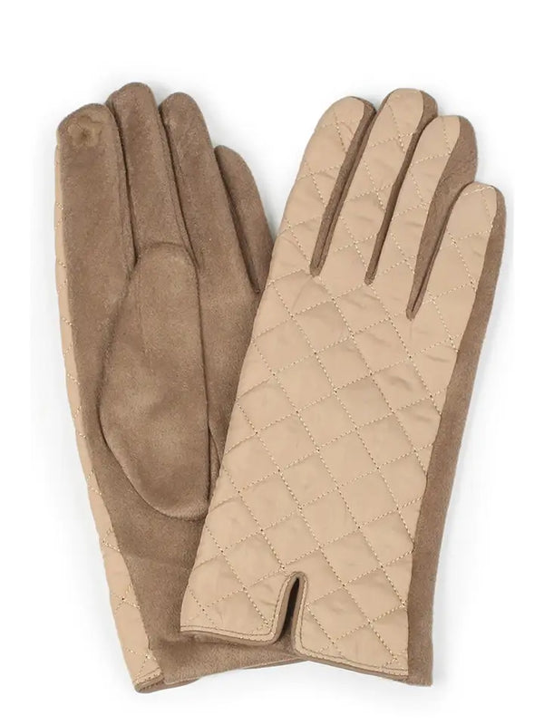 Quilted Smart Touch Gloves