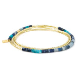 Ombre Stone Wrap Midnight | Gold