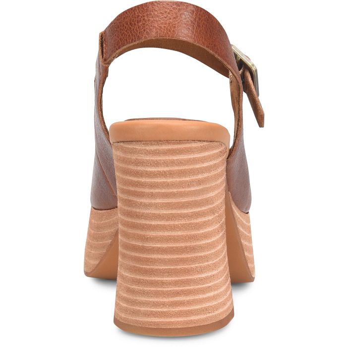 Vanya Strapped Heels Tan Rum