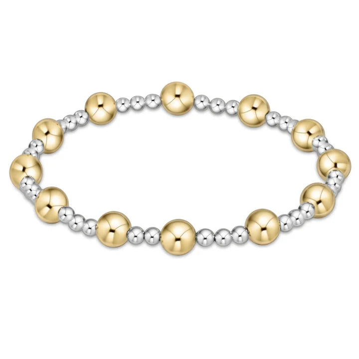 Classic Sincerity Pattern 6mm Bead Bracelet