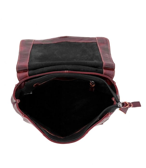 Bathsheba Convertible Crossbody Merlot Rustic