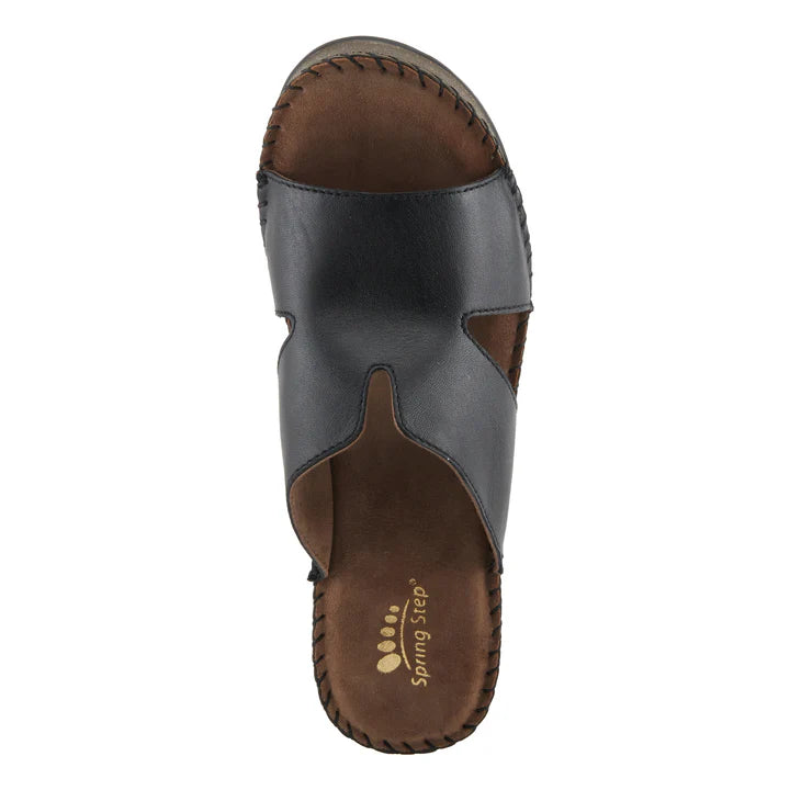 Deltana Heeled Sandals Black