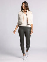 Issey Reversible Puffer Vest Tofu Macchiato