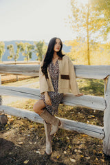 Brookie Wrap Midi Dress Woodland Dusk