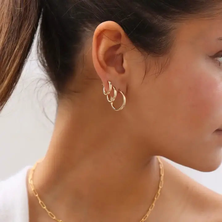 Classic Hoops 14k Gold Fill
