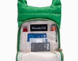 HydroBag Crossbody Kelly Green | Pink Green Stripe