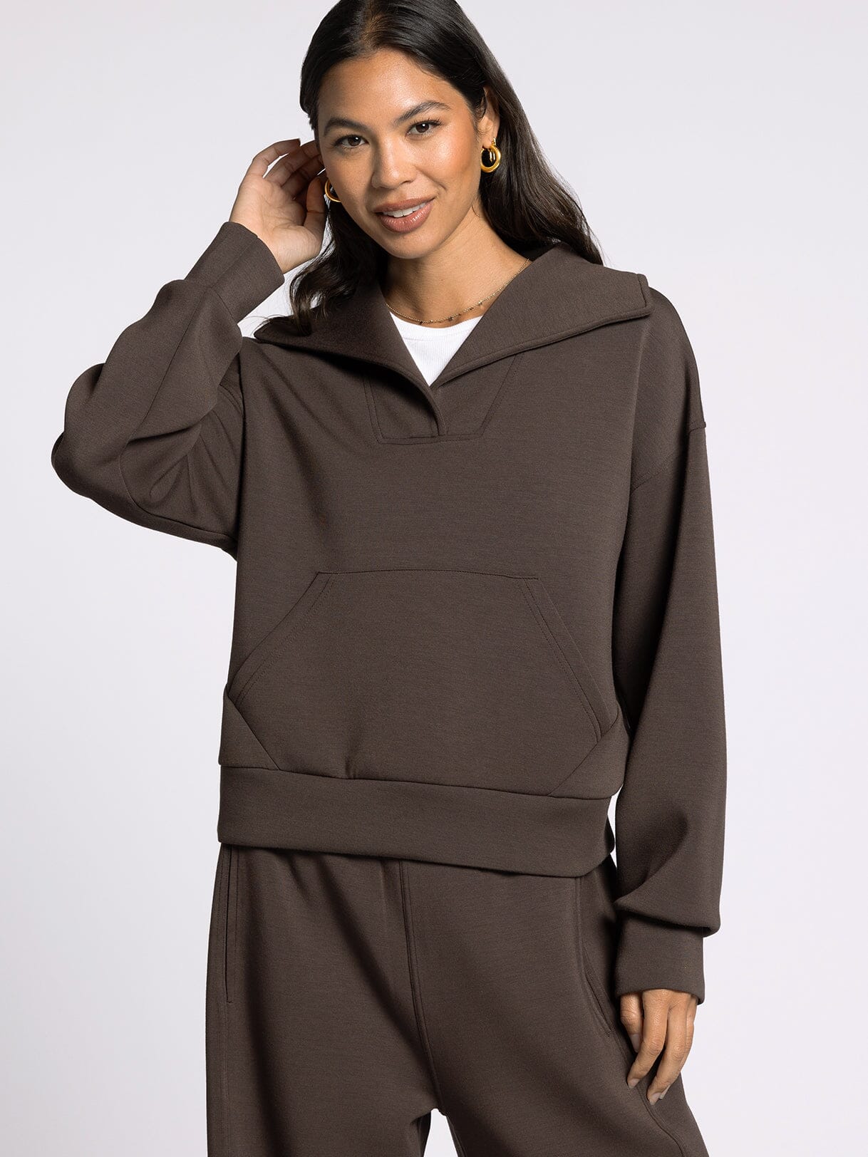 Alana Top Brown