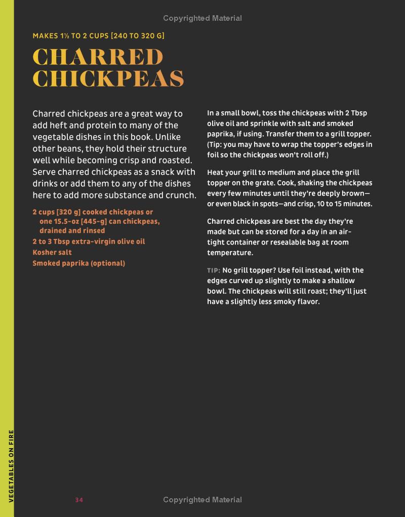 Vegetables on Fire Cookbook