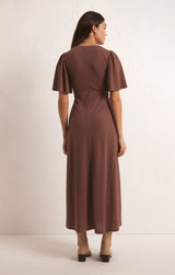 Mavis Midi Dress Whipped Mocha