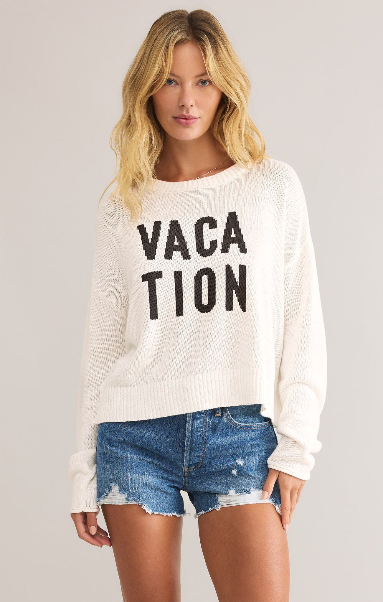 Sienna Vacation Sweater Sea Salt