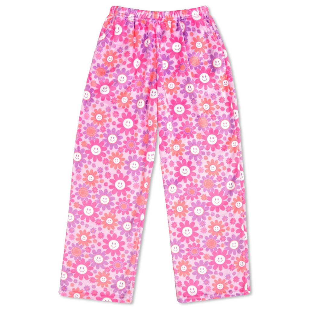 Groovy Smiles Plush Pants Pink