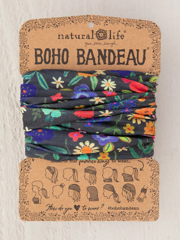 Full Boho Bandeau Multi Wildflowers