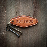 Motel Style Leather Keychain