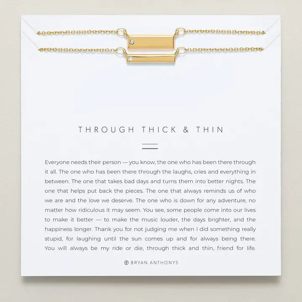 Through Thick & Thin Necklace Set