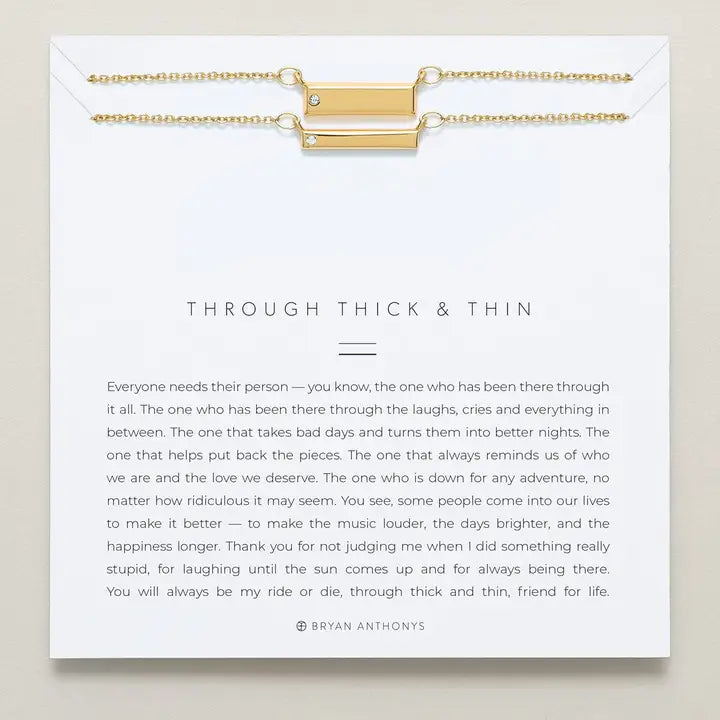 Through Thick & Thin Necklace Set