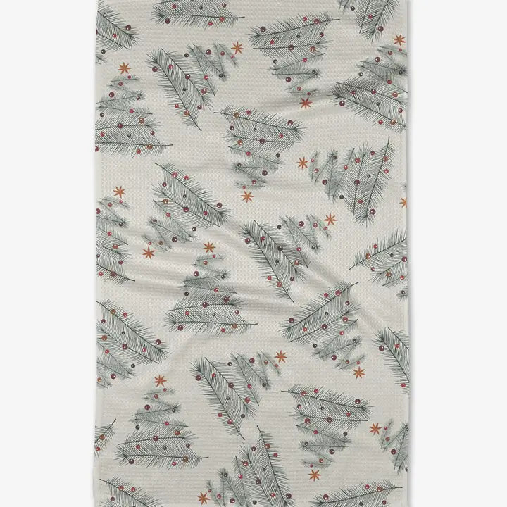 Geometry Tea Towel Classy Christmas