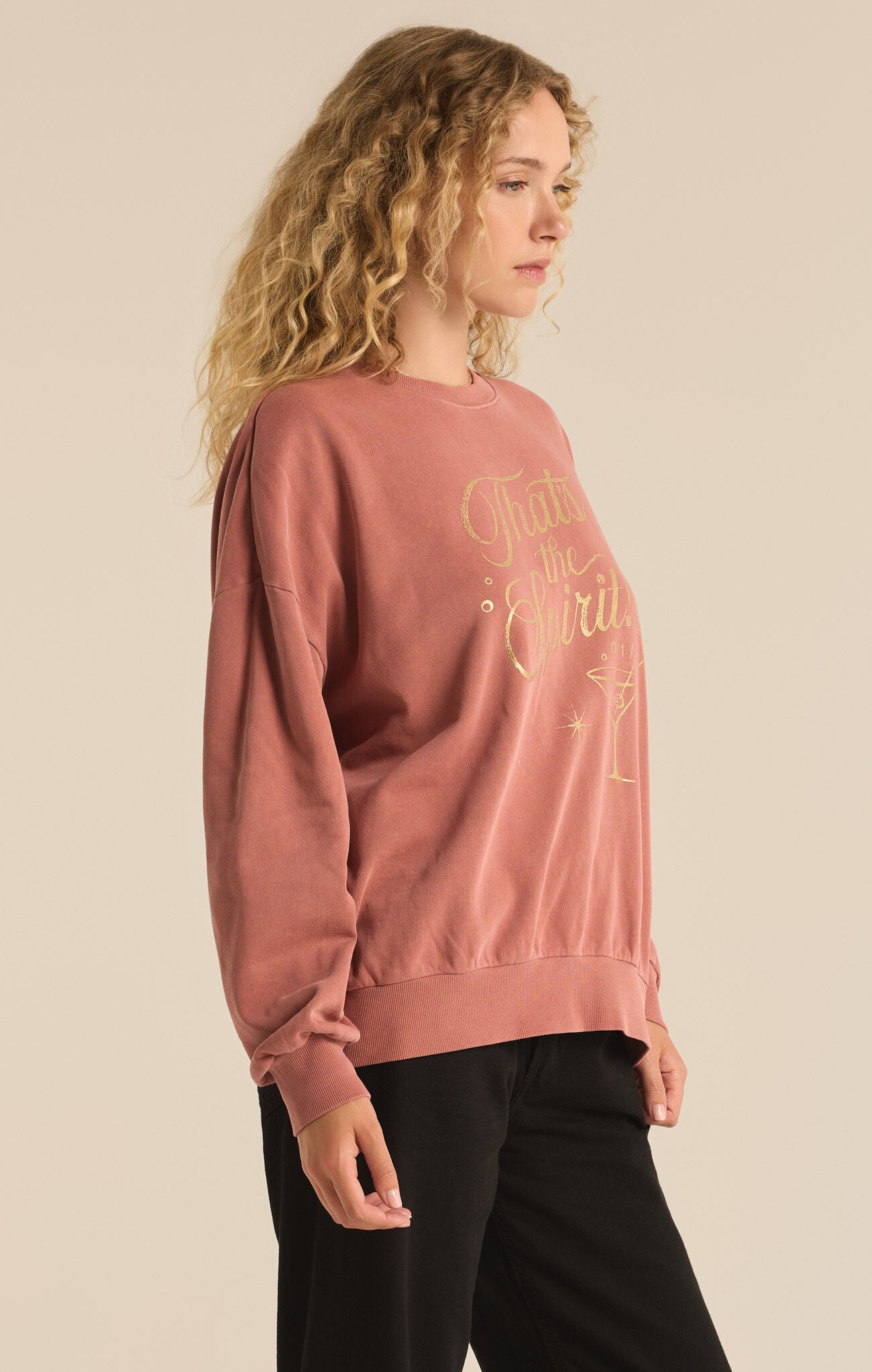 Spirit Sunday Sweatshirt Rosebud