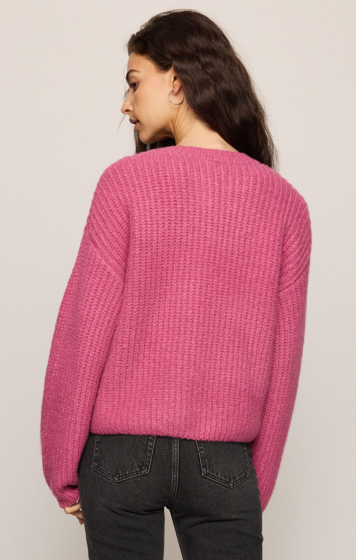 Rosemont Cardigan Fuchsia Mist