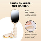 Teleties Hair Brush Tan Detangler - Fine Hair