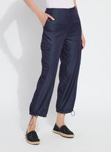 Monique Tailored Cargo Pants Solid Indigo