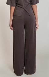 Wide Leg Pocket Pants Soft Brown