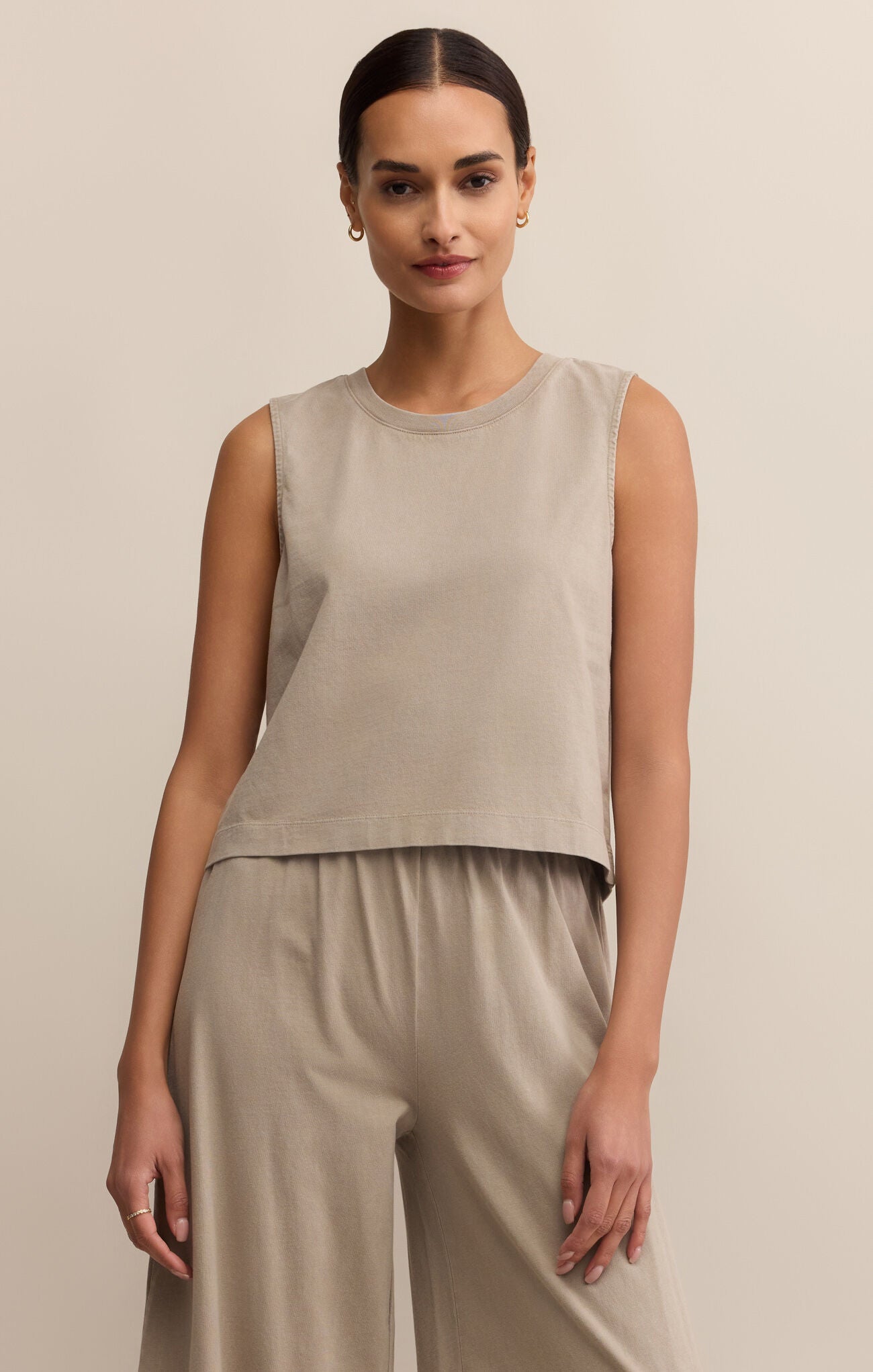 Sloane Crew Neck Jersey Muscle Tank Retreat