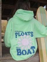 Whatever Floats Your Boat Hoodie Seafoam