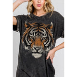 Tiger Face Mineral Dress Black