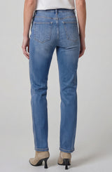 Kennedy Vertical Studding Straight Jeans Sunflare