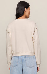 Axel Grommet Sweatshirt Sandstone