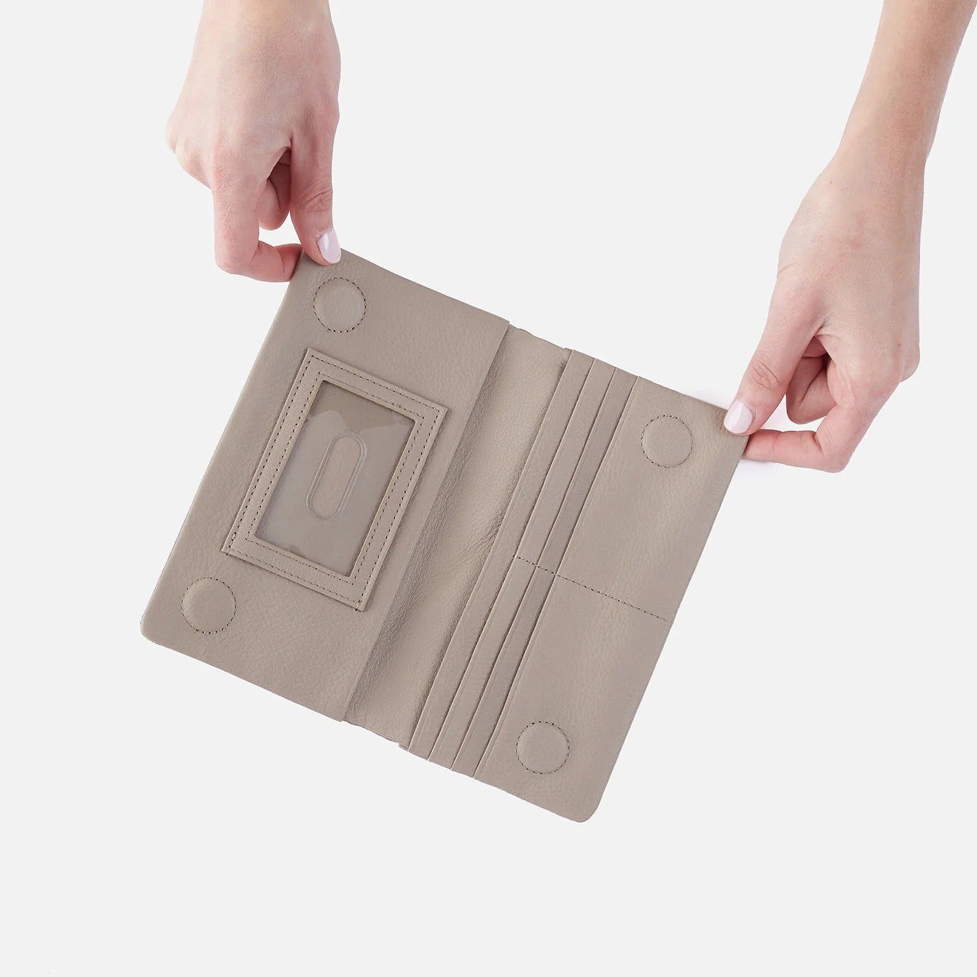 Lumen Continental Wallet Taupe