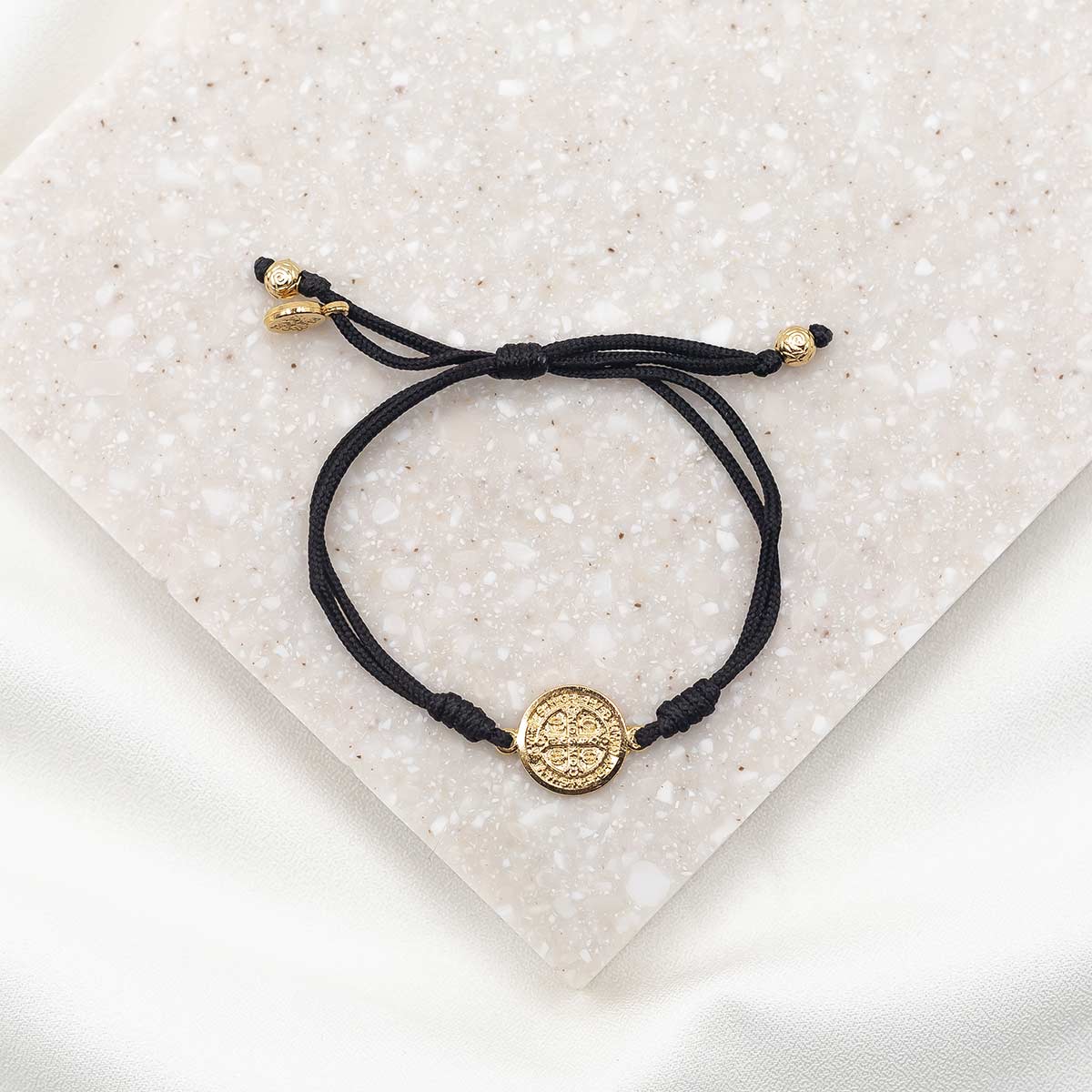 Serenity Blessing Bracelet Black | Gold