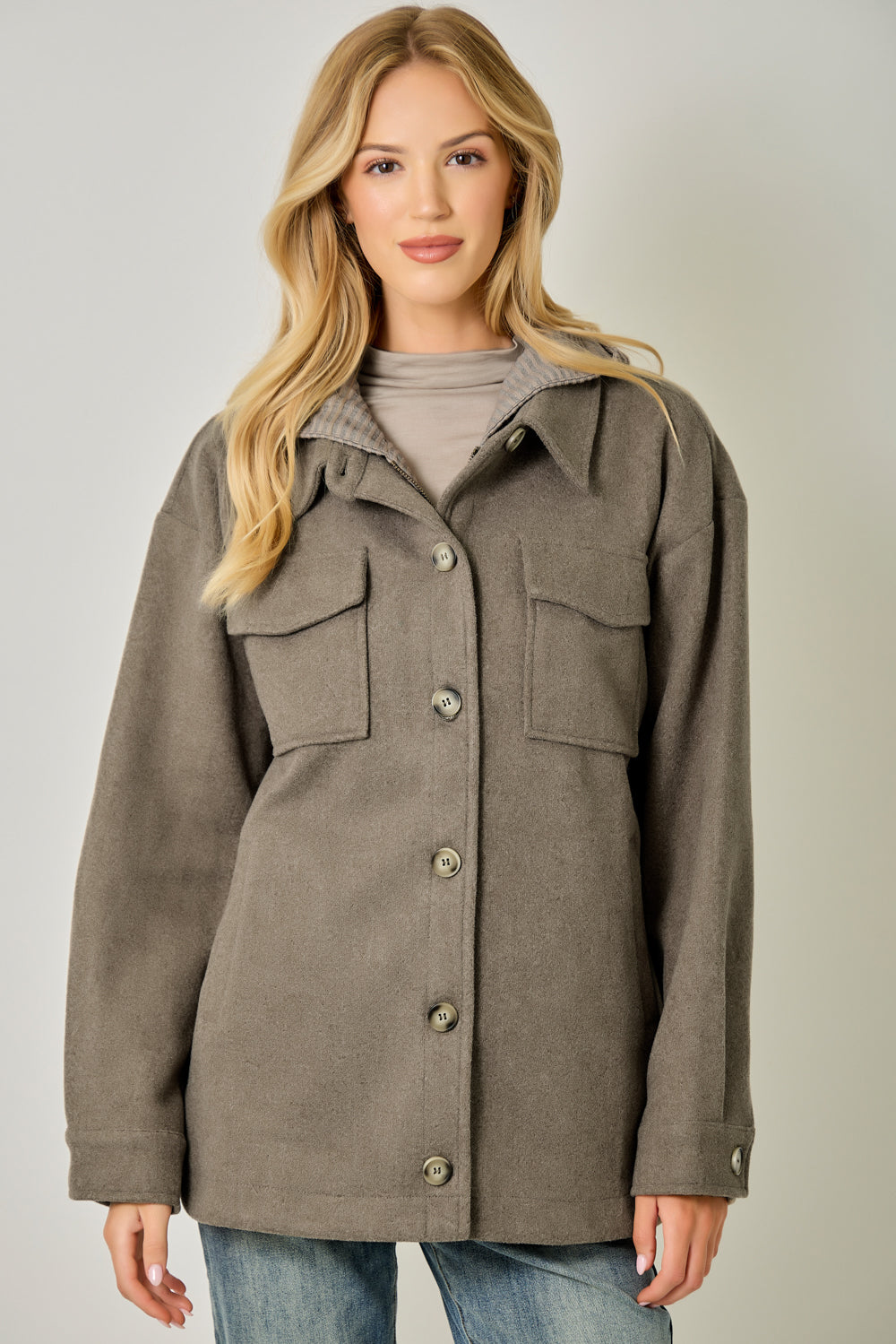 Two Fer Hoodie Coat