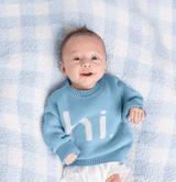 Hi. Baby Sweater Boy