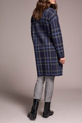 Pocket Front Coatigan Sapphire