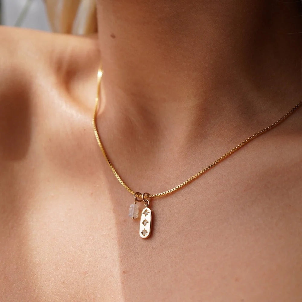 Three Sisters Charm Necklace