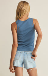 Boa Rib Tank Lake Blue