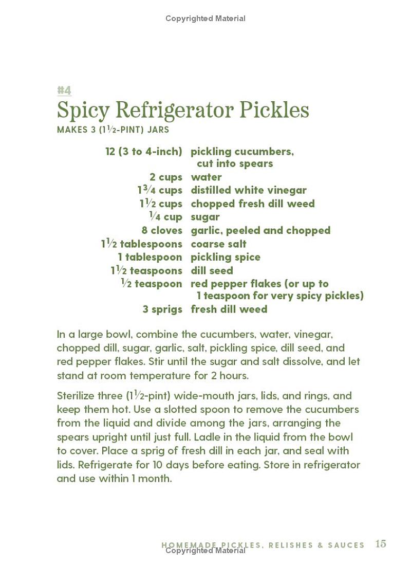 101 Things to Do with a Pickle Cookbook