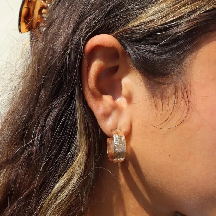 Petite Florence Hoop Earrings