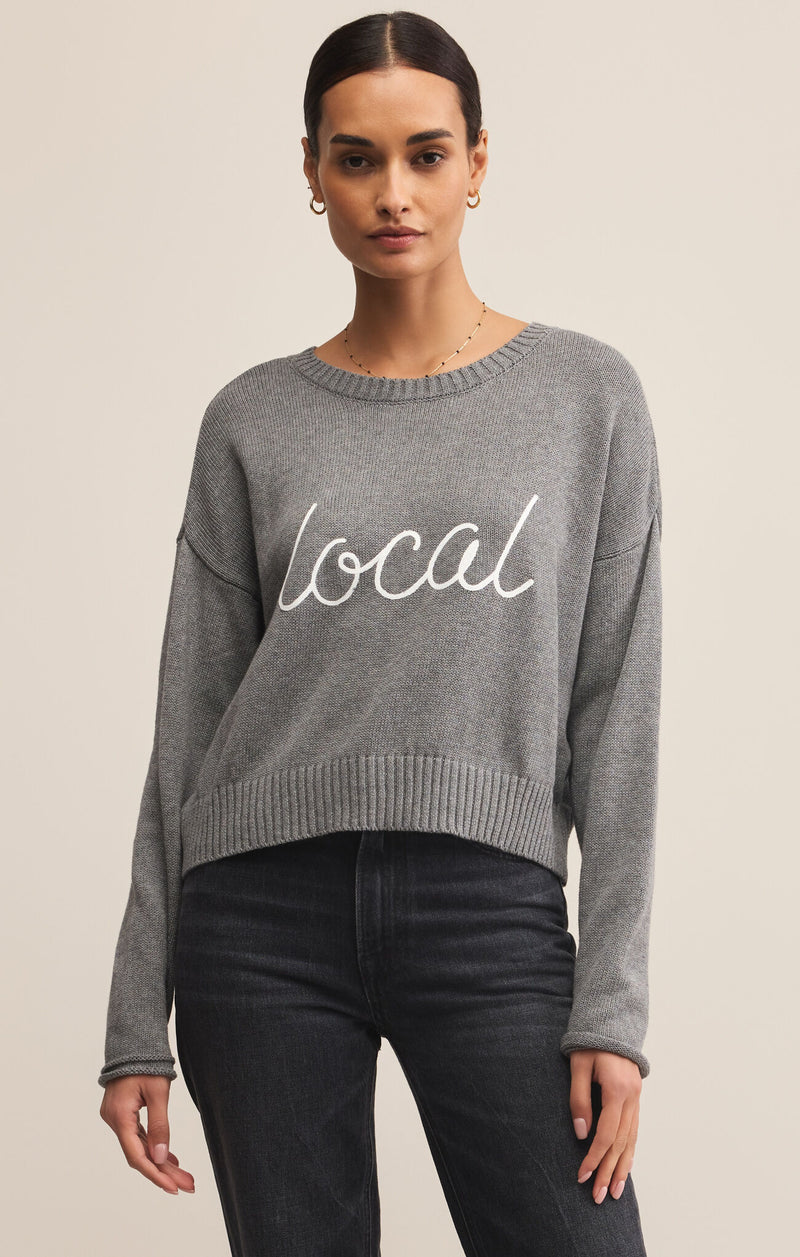 Sienna Local Sweater Medium Heather Grey