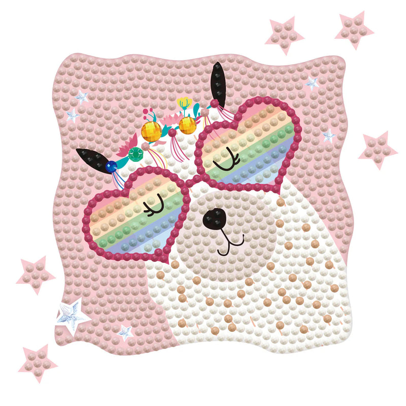 Diamond Dotz Llama Rainbow