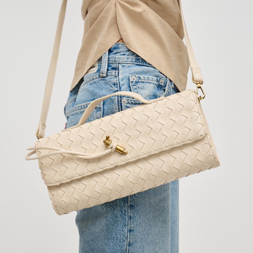 Ada Woven Crossbody Oatmilk